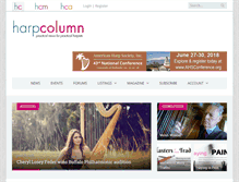 Tablet Screenshot of harpcolumn.com